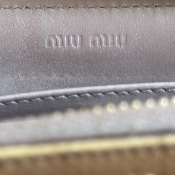 Miu Miu Crocodile Embossed Zip Around Long Wallet - Picture 6 of 17